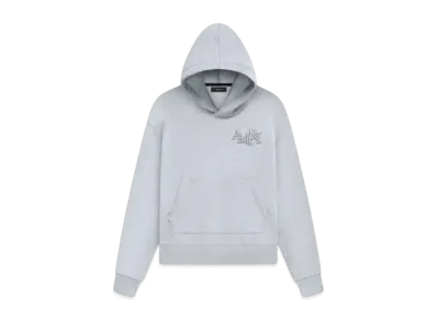AMIRI Staggered Hoodie "Hether Gray"