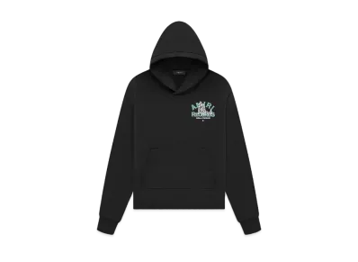 AMIRI Records Wolf Hoodie "Black"