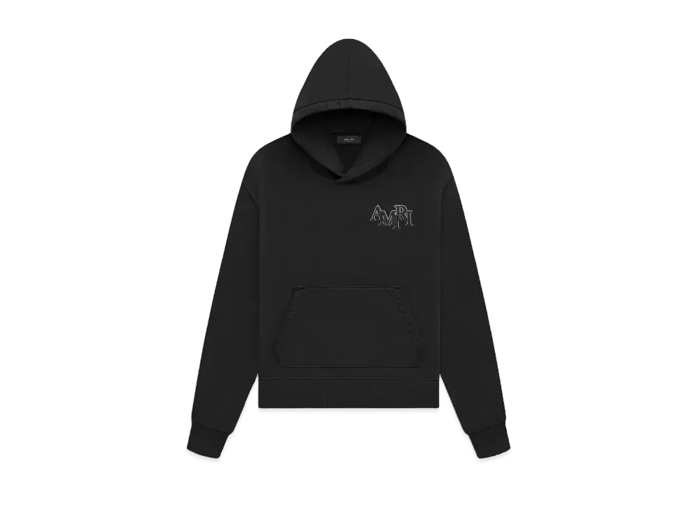 AMIRI Staggered Hoodie "Black"