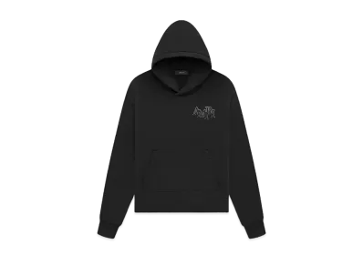 AMIRI Staggered Hoodie "Black"