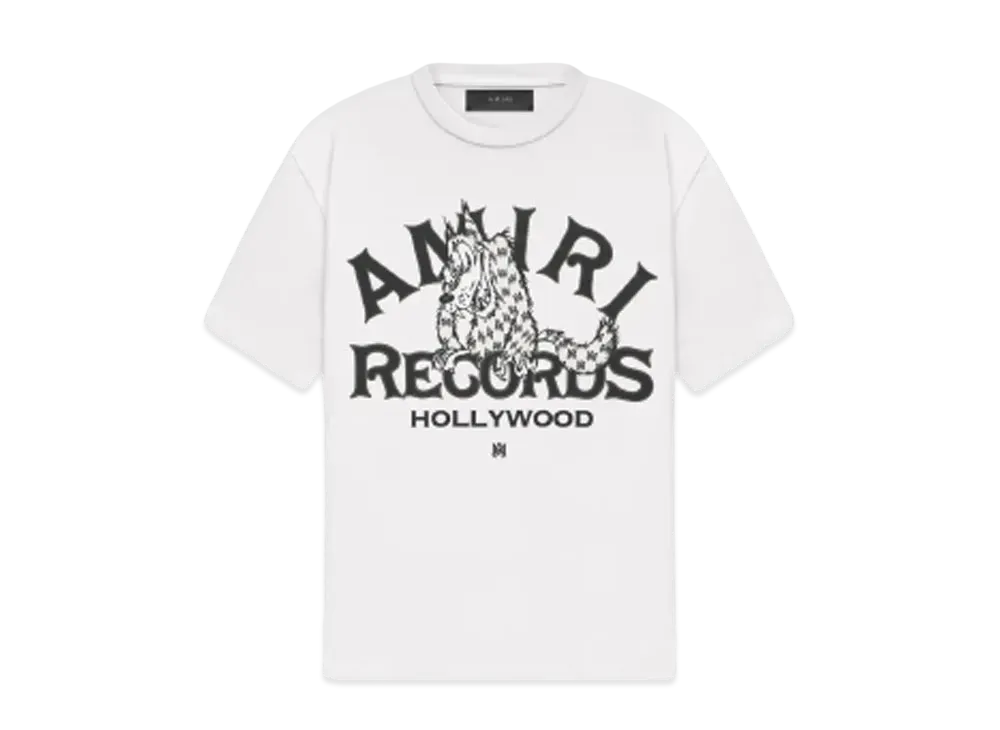 AMIRI Records Wolf Tee "White"
