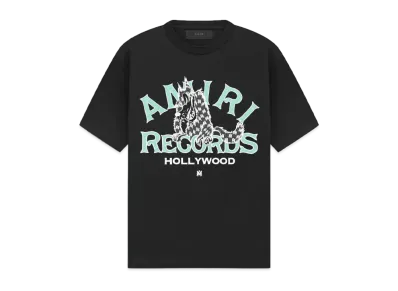 AMIRI Records Wolf Tee "Black"