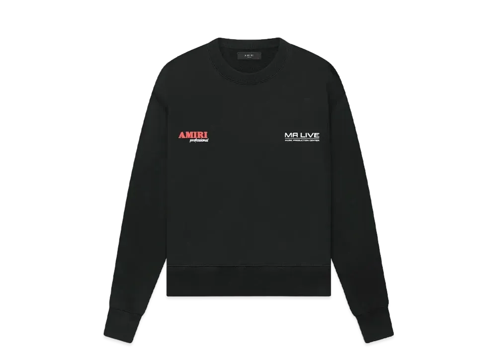 AMIRI Drum Machine Crew "Black"