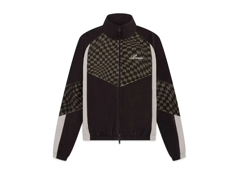 AMIRI Wavy Ma Velour Track Jacket "Potting Soil"