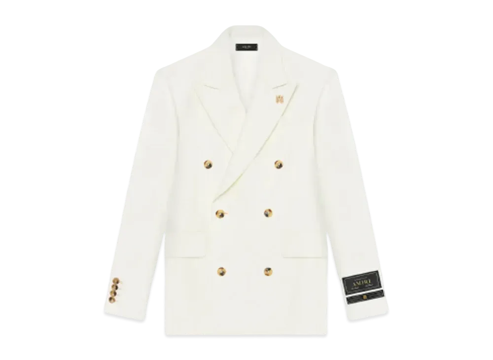 AMIRI Double Breast Blazer "Alabaster"