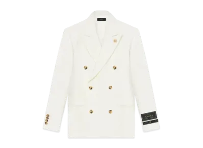 AMIRI Double Breast Blazer "Alabaster"