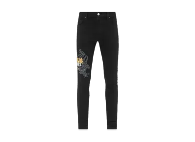 AMIRI Tgcw Crystal Skinny Jean "Black"