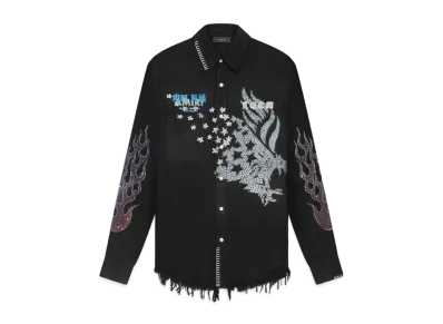 AMIRI Tgcw Crystal Eagle Flannel "Black"