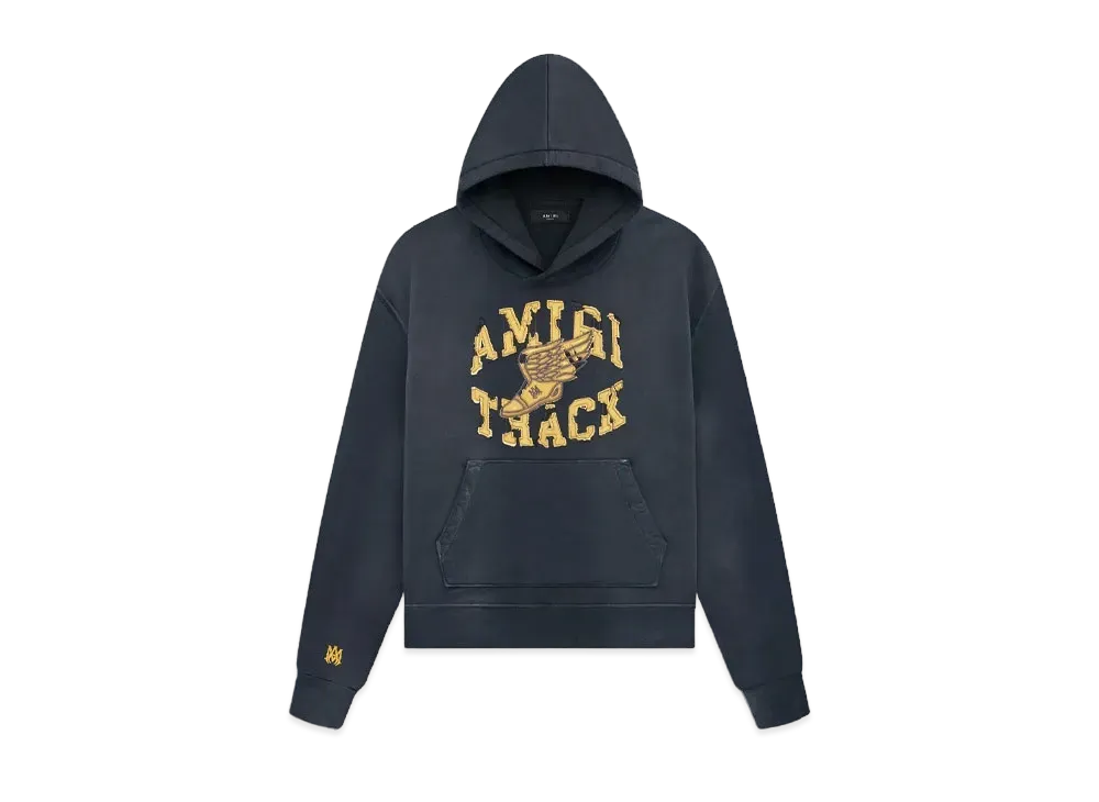 アミリ トラック フーディー "フェード ブラック"