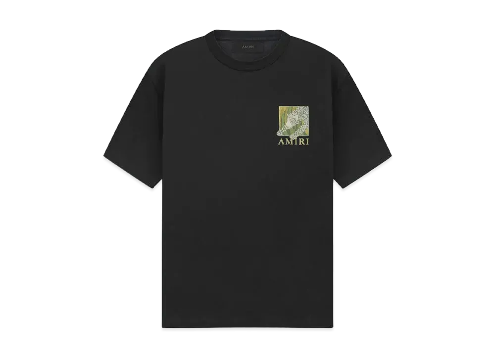 AMIRI Leopard Tee "Black"