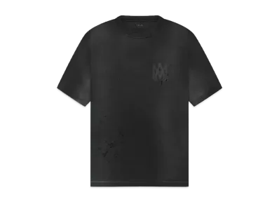 AMIRI MA Logo Shotgun Tee "Faded Black"