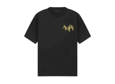 AMIRI Crystal Champagne Tee "Black"