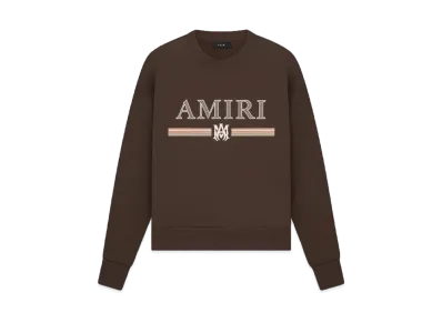 AMIRI MA Bar Crewneck "Brown"