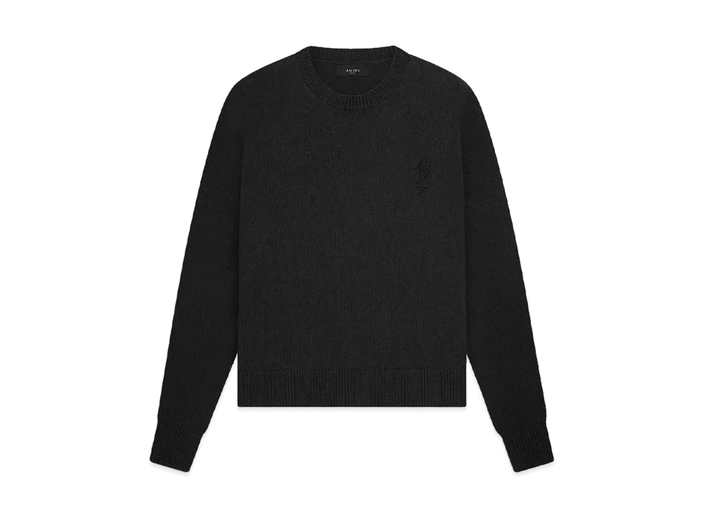 AMIRI Stack Crewneck "Black"