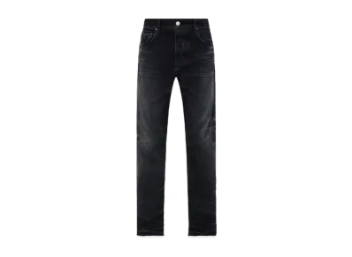 AMIRI Release Hem Straight Jean "Faded Black"
