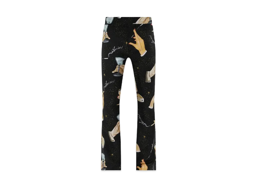 AMIRI Champagne Silk Flare "Black"