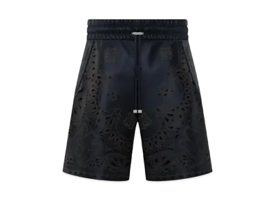 AMIRI Leather Bandana Short "Black"
