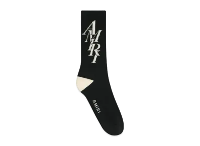 AMIRI Stack Sock "Black"