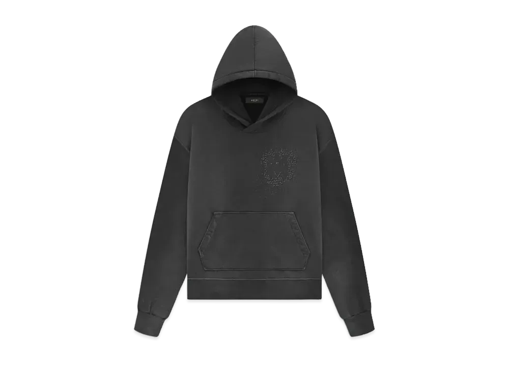 AMIRI Crystal Burst Hoodie "Faded Black"