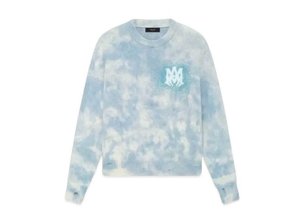 AMIRI Crystal Crewneck "Ashley Blue"