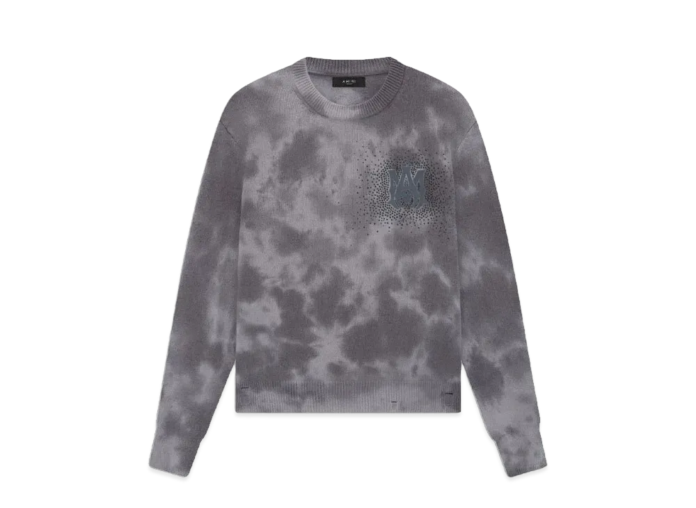 AMIRI Crystal Crewneck "Faded Black"