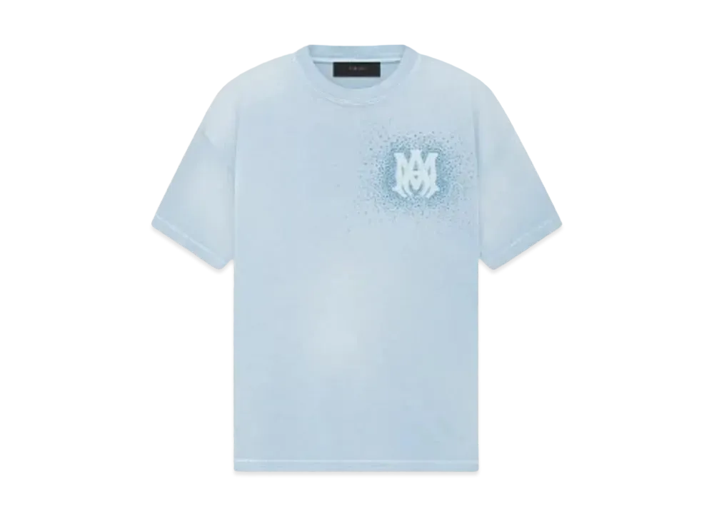 AMIRI Crystal Burst Tee "Ashley Blue"