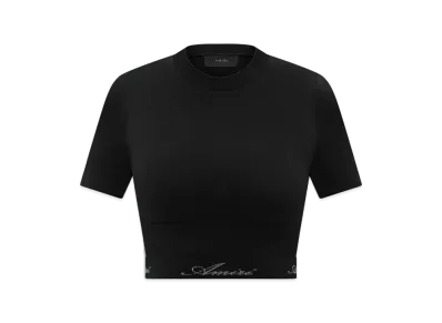 AMIRI Seamless S/S Top "Black"