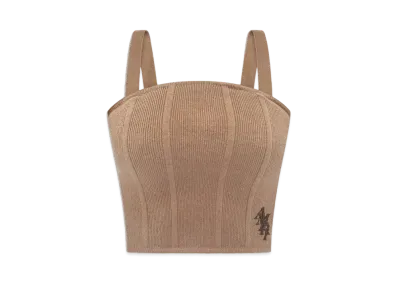 AMIRI Stack Knit Bustier "Camel"