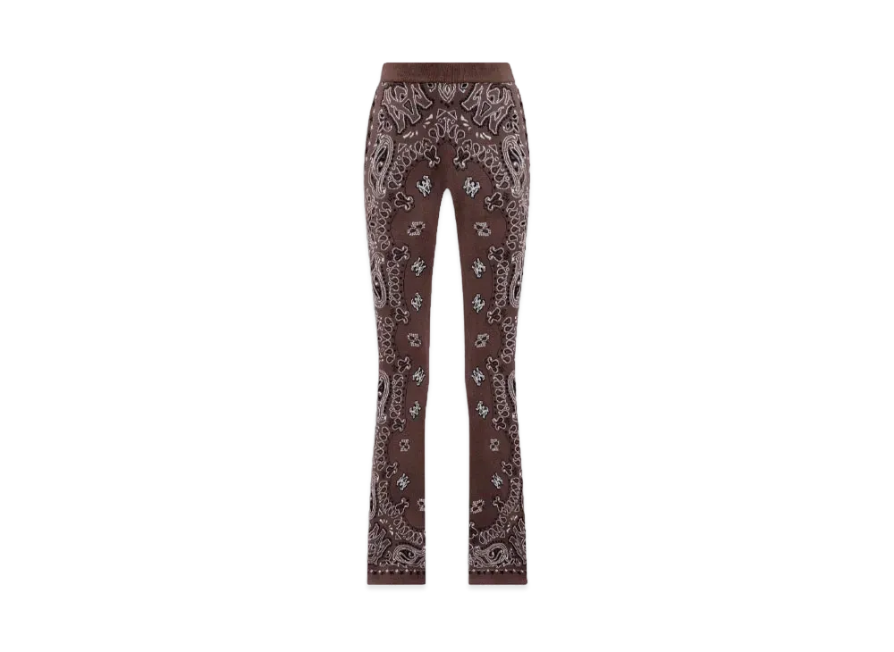 AMIRI Bandana Flared Sweatpant "Brown"