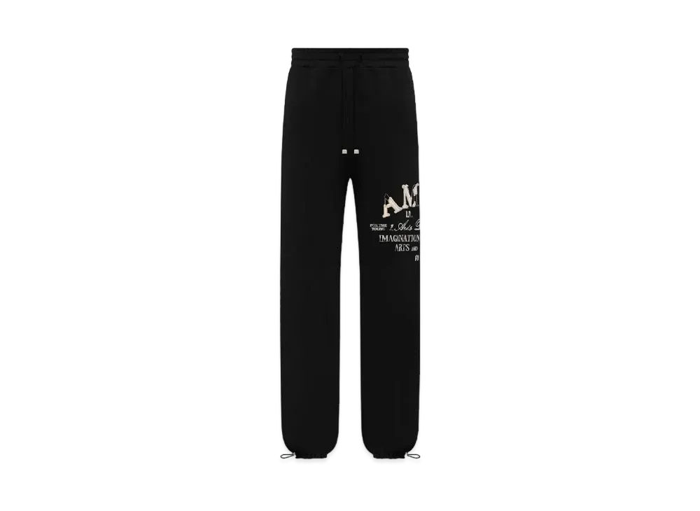 AMIRI Distressed Arts District Sweat "Black"