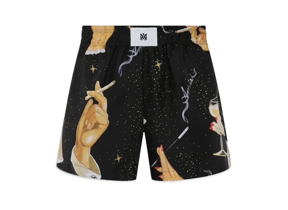 AMIRI Champagne Boxer Short "Black"
