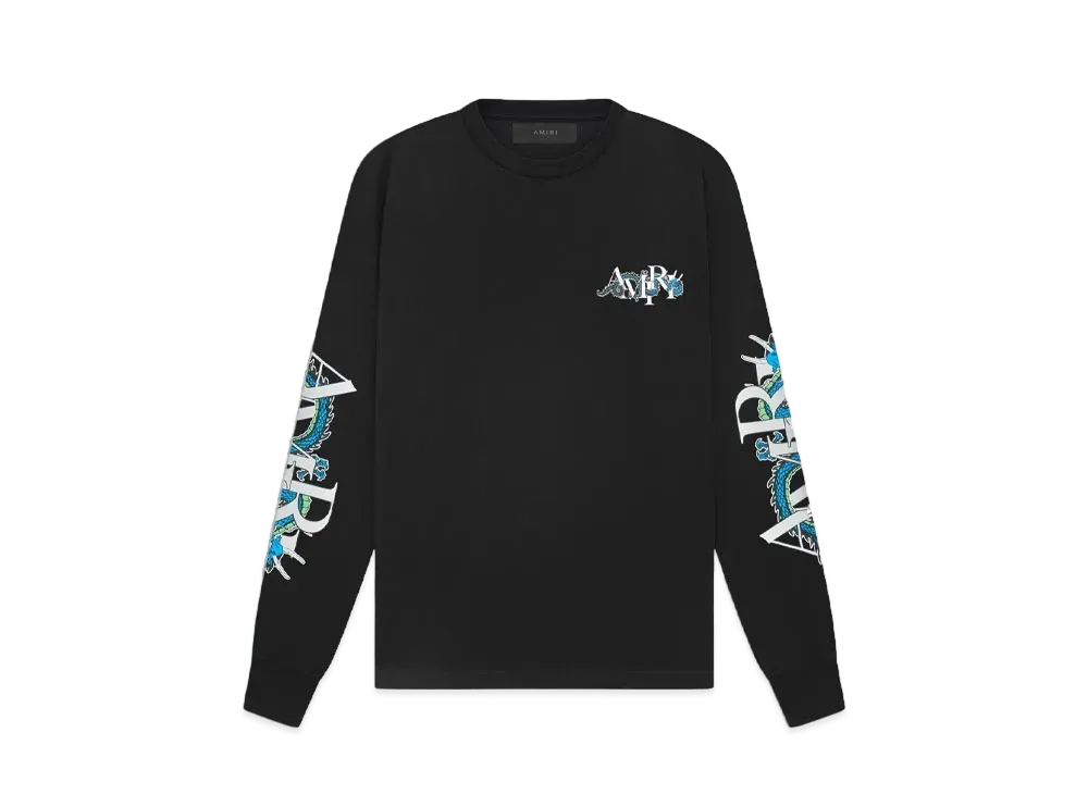AMIRI Lunar New Year Dragon Long Sleeve Tee "Black"