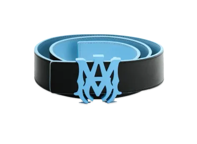 AMIRI 4Cm Reversible Belt "OD Black/Air Blue"
