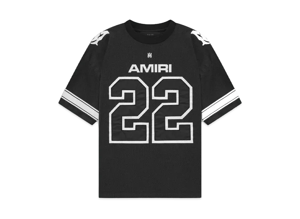 AMIRI Mesh Football Jersey "Black"