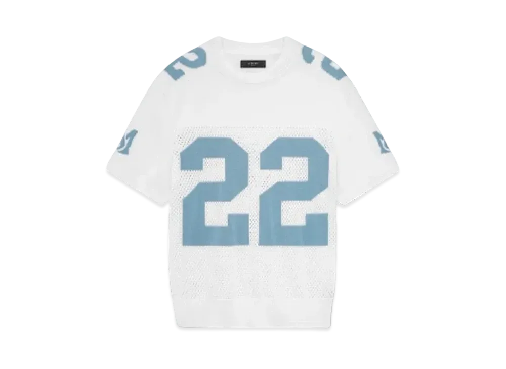 AMIRI 22 Tee "White Cerulean"