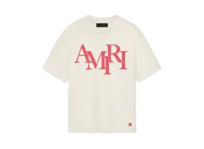 AMIRI Staggered Tee "Birch"