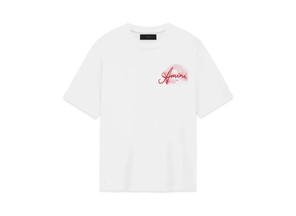 AMIRI Paradise Airbrush Tee "White"
