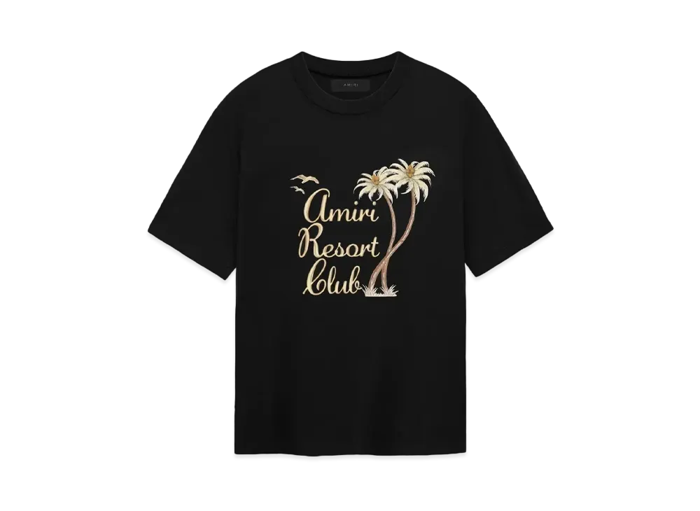 AMIRI Twisted Palms Tee "Black"