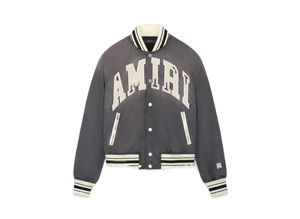 AMIRI Sun Faded Bomber "Black"