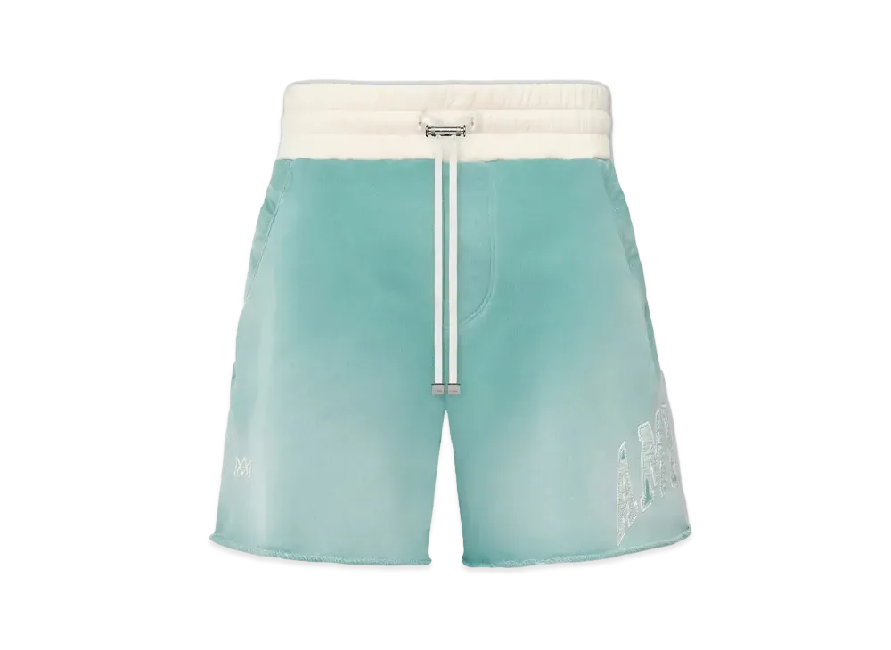 AMIRI Vintage Collegiate Short "Sea Blue"