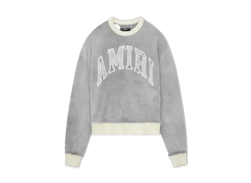 AMIRI Vintage Cashmere Crew "Grey"