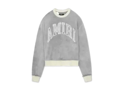 AMIRI Vintage Cashmere Crew "Grey"
