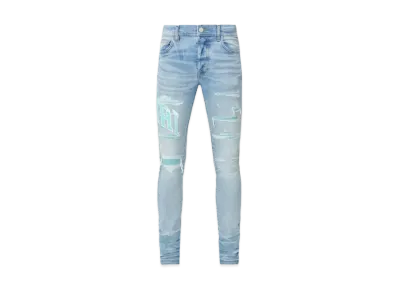 AMIRI Varsity Logo Repair Jean "Perfect Indigo"