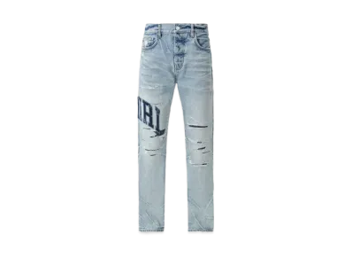 AMIRI Varsity Logo Repair Straight "Perfect Indigo"