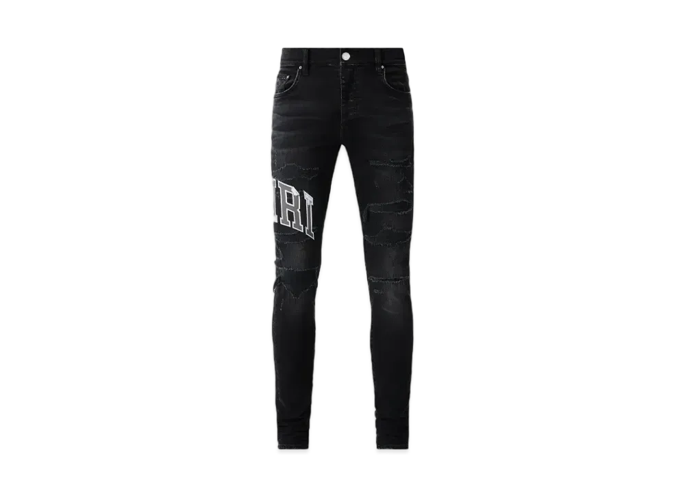 AMIRI Logo Repair Jean "Vintage Black"