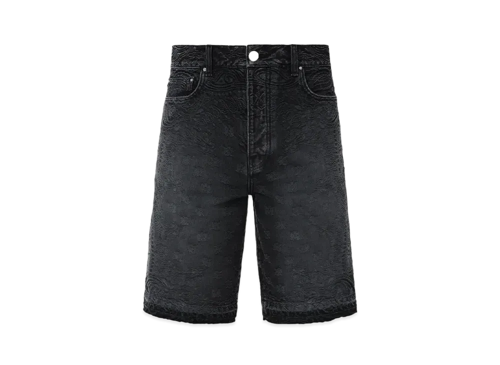 AMIRI Bandana Jacquard Skater Short "Vintage Black"