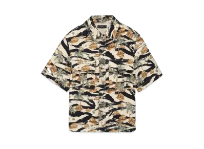AMIRI Repeat Palm Camp Shirt "Mojave Desert"