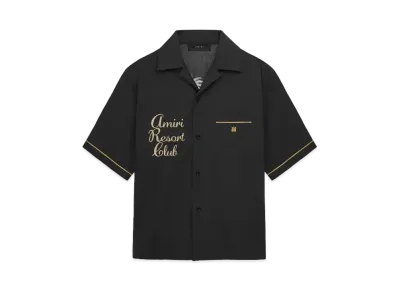 AMIRI Resort Club Embroidered Shirt "Black"