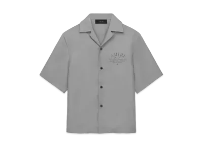 AMIRI Arts District Bowling Shirt "Grey"