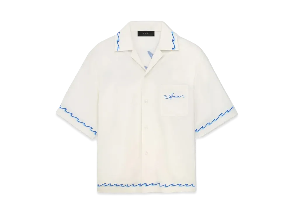 AMIRI Wave Camp Shirt "Birch"